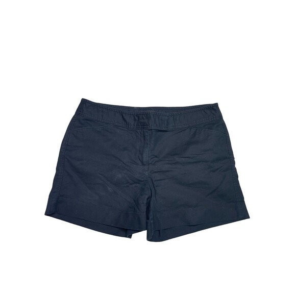 Ann Taylor Women's Black Chino Shorts Size 10 Flat Front Dressy Casual - Picture 1 of 9